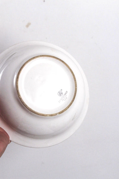 Set of 4 or 8 Vintage Pfaltzgraff Hopscotch Pattern Fruit Cereal Bowls