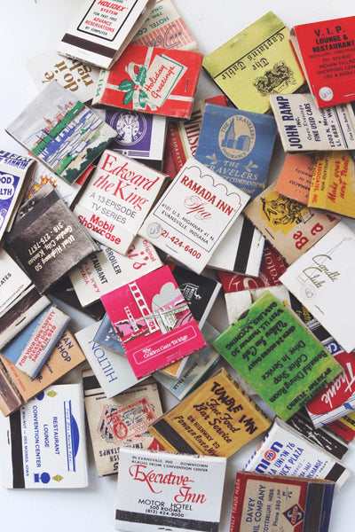 Vintage Matchbook Collection Lot 40s 50s 60s 70s 80s 90s - Hotels, Restaurants