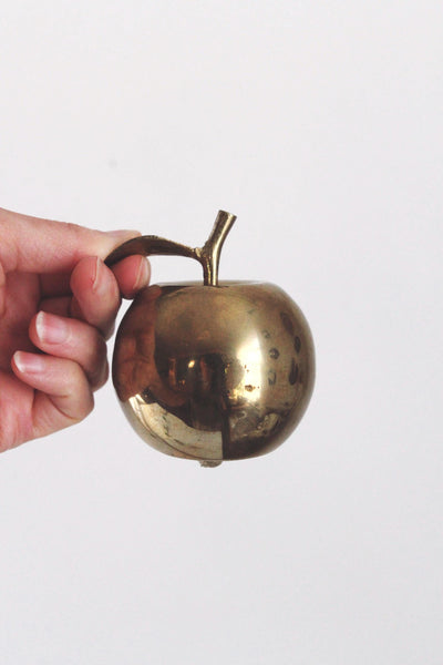 Vintage Brass Bell, Hand Bell - Apple Bell, Lady Bell, Meditaion Bell, Engraved Bell, Cow Bell