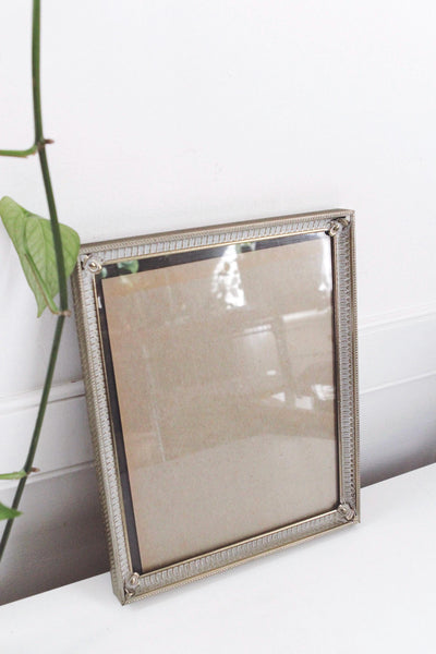 Vintage Metal Gold Brass Picture Frame 8x10 - Mid Century Decor