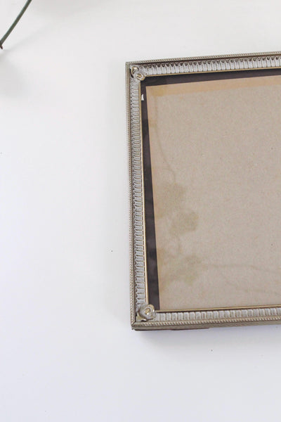 Vintage Metal Gold Brass Picture Frame 8x10 - Mid Century Decor