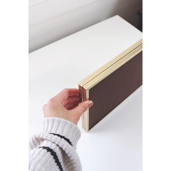 Vintage Gold Bi-Fold Picture Frame 8x10 - Double Hinged Glass With Ornate Edge Design