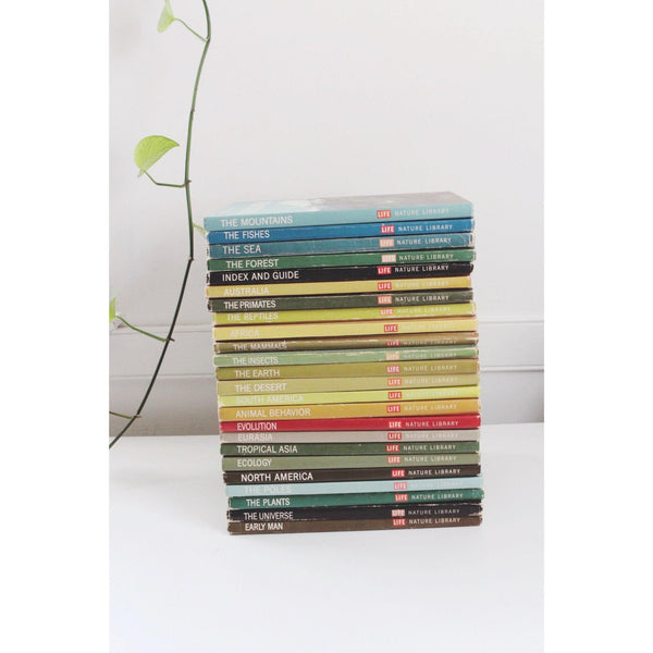 Time-Life Nature Library Book Collection - 24-Volume Set Hardcover - Mid Century 1960s