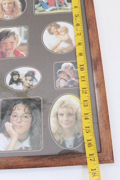 Vintage Collage Wood Picture Frame 16x20 - Photo, Art, Wall Hanging