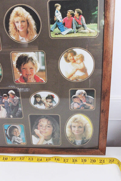 Vintage Collage Wood Picture Frame 16x20 - Photo, Art, Wall Hanging