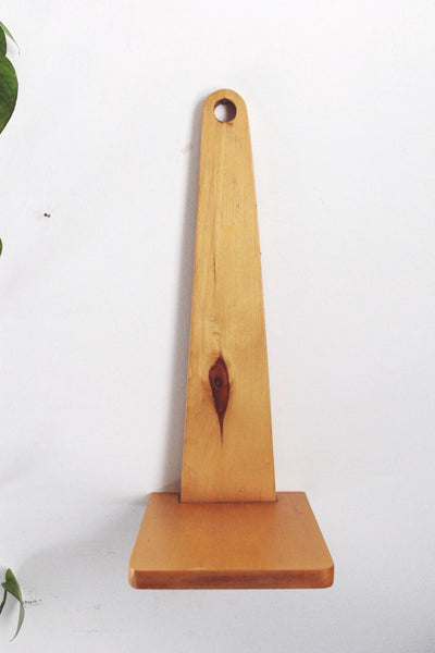 Vintage Wooden Wall Shelf, Sconce, Candle Holder, Trinket Shelf - Mid Century, Farmhouse, Cottagecore