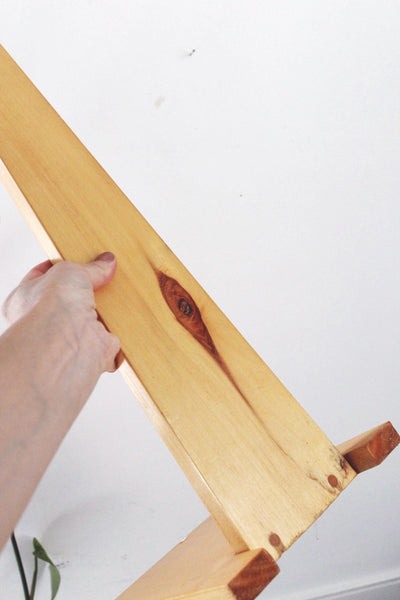 Vintage Wooden Wall Shelf, Sconce, Candle Holder, Trinket Shelf - Mid Century, Farmhouse, Cottagecore