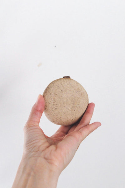 Vintage Ceramic Cat Figurine Incense Holder Burner - Hand Carved Clay - Ring Trinket Dish