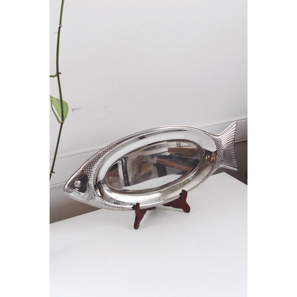Vintage Fish Serving Platter Tray - WMF Cromargan 18/10 Stainless Steel, Silver