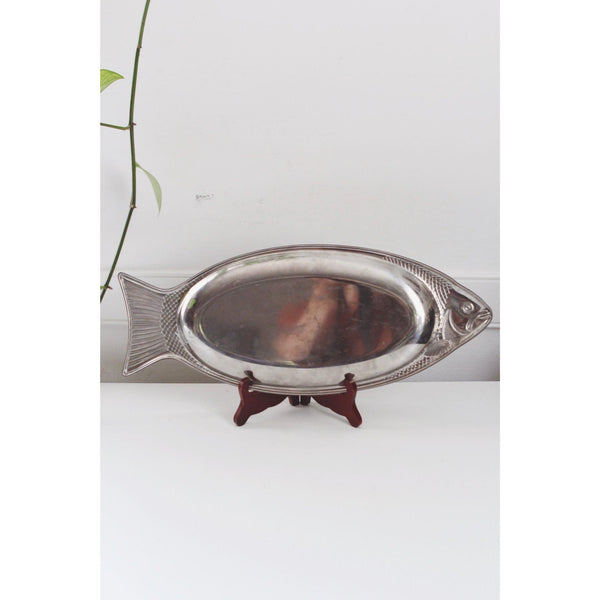 Vintage Fish Serving Platter Tray - WMF Cromargan 18/10 Stainless Steel, Silver