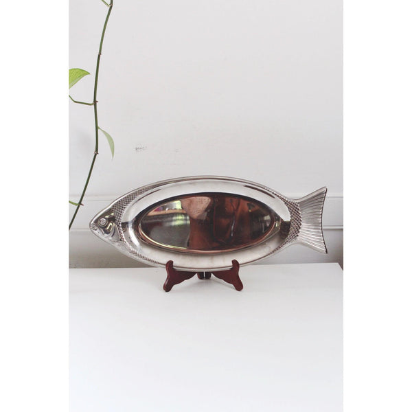 Vintage Fish Serving Platter Tray - WMF Cromargan 18/10 Stainless Steel, Silver