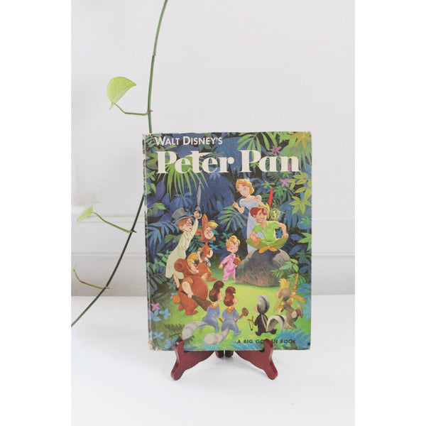 Walt Disneys Peter Pan Big Golden Book 1969 Vintage Childrens Storybook