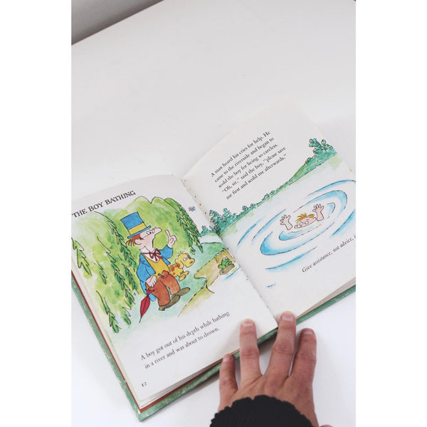 Jack Kents Fables Of Aesop Hardcover 1972 Vintage Illustrated Childrens Book