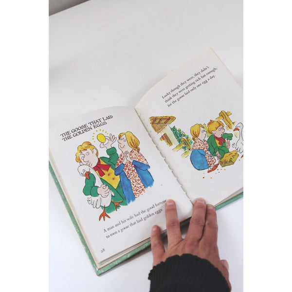 Jack Kents Fables Of Aesop Hardcover 1972 Vintage Illustrated Childrens Book