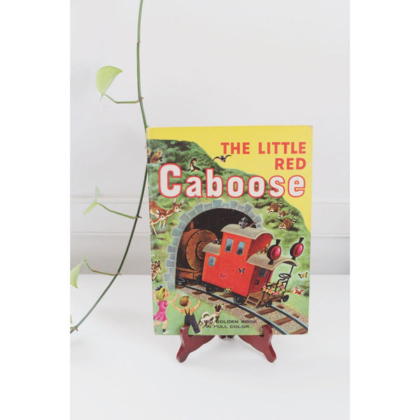 The Little Red Caboose Childrens Book 1970 Golden Press Tibor Gergely Illustrated Hardcover
