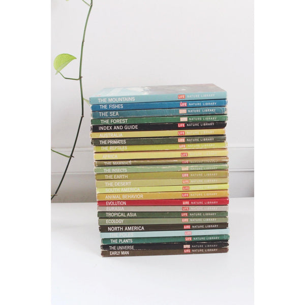 Time-Life Nature Library Book Collection - 24-Volume Set Hardcover - Mid Century 1960s