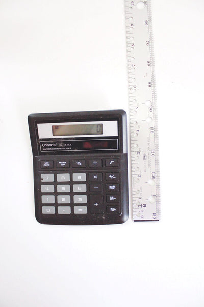 Unisonic XL-1514X Vintage Calculator Dual Power Solar & Battery Back Up Retro