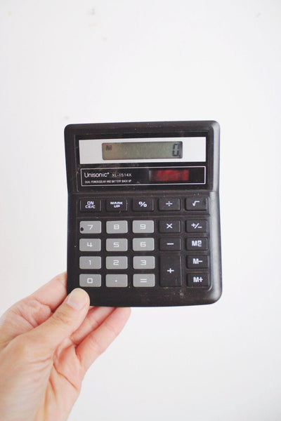 Unisonic XL-1514X Vintage Calculator Dual Power Solar & Battery Back Up Retro