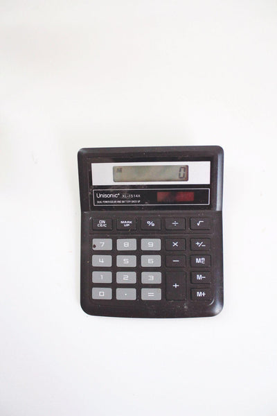 Unisonic XL-1514X Vintage Calculator Dual Power Solar & Battery Back Up Retro