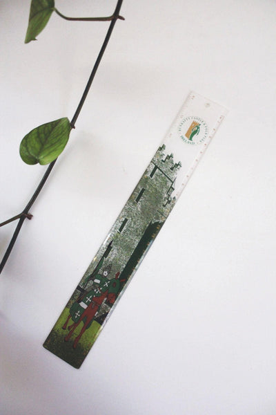 Vintage Bunratty Castle Ireland Souvenir Ruler Medieval Knight Castle Design