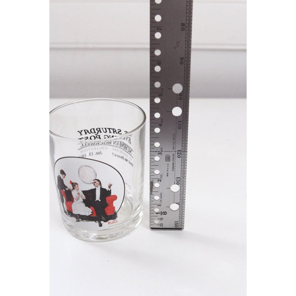 Vintage Saturday Evening Post Norman Rockwell Glasses - 1970s, Set Of 8, Barware