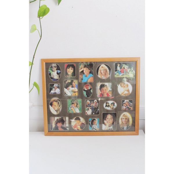 Vintage Collage Wood Picture Frame 16x20 - Multi- Photo, Art, Wall Hanging