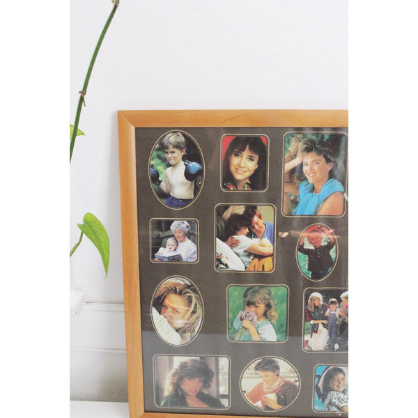 Vintage Collage Wood Picture Frame 16x20 - Multi- Photo, Art, Wall Hanging
