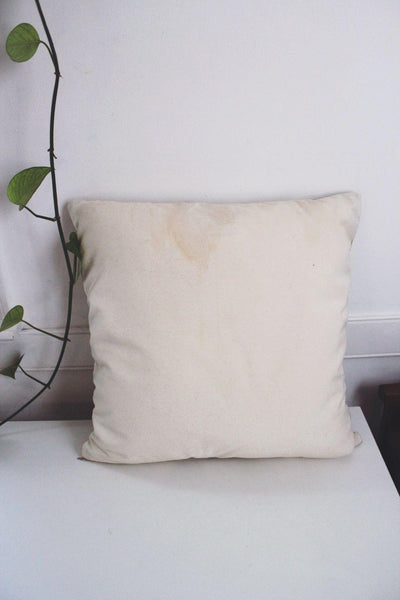 Vintage Anthropomorphic Cat Tapestry Throw Pillow Susan Herbert King Henry VIII 18"
