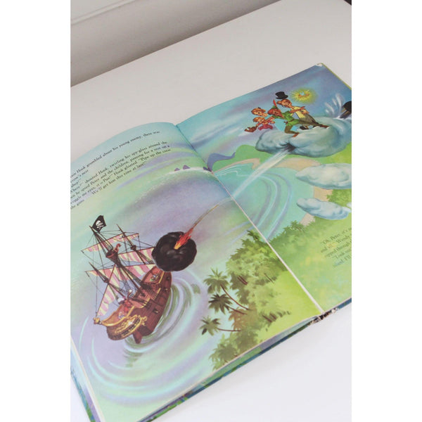 Walt Disneys Peter Pan Big Golden Book 1969 Vintage Childrens Storybook