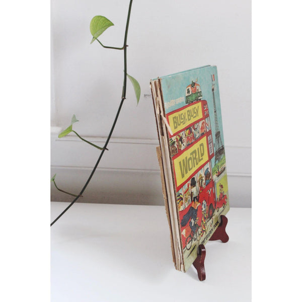 Richard Scarrys Busy Busy World Giant Golden Book 1965 Vintage Childrens Book