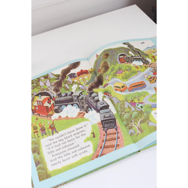 The Little Red Caboose Childrens Book 1970 Golden Press Tibor Gergely Illustrated Hardcover