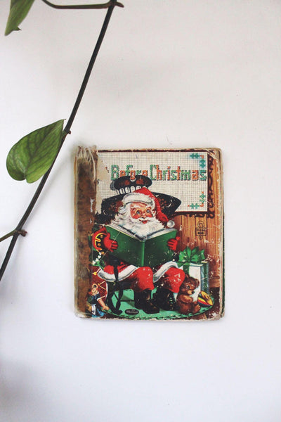 Vintage 1950s Tell-A-Tale Night Before Christmas Childrens Book Whitman Publishing