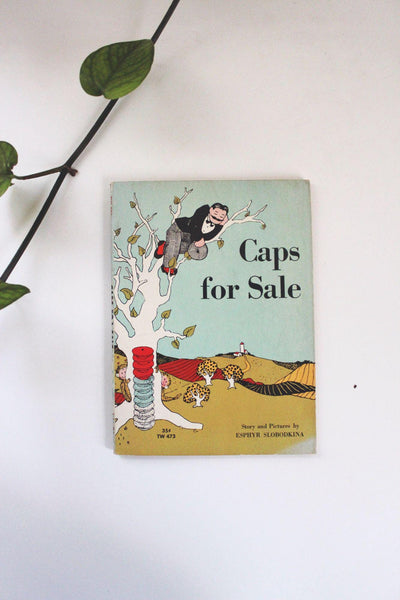Caps For Sale Esphyr Slobodkina Vintage Scholastic Book Services Edition Childrens