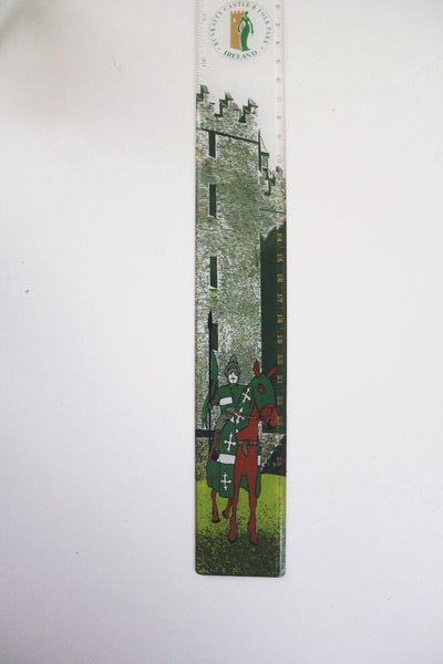 Vintage Bunratty Castle Ireland Souvenir Ruler Medieval Knight Castle Design