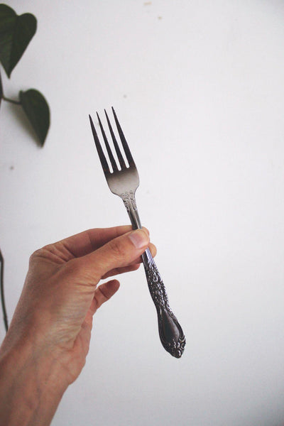 Vintage Dinner Forks Northland Stainless Steel Oneida Carolina Korea Set of 3