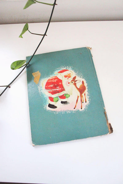 Rudolph The Red-Nosed Reindeer Big Golden Book 1949 Vintage Childrens Christmas