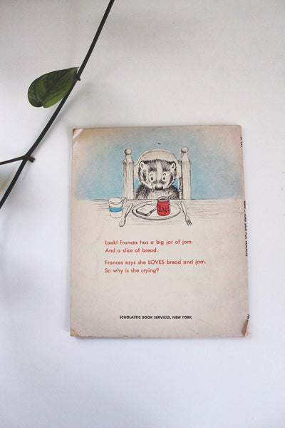 Bread And Jam For Frances Russell Hoban 1967 Scholastic Book Vintage Childrens