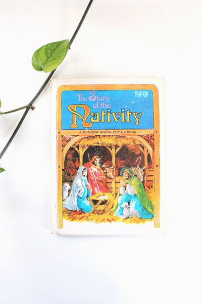 The Story Of The Nativity Pop-Up Book First Edition Vintage Rare Childrens Random House