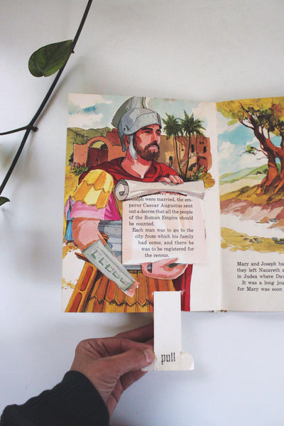 The Story Of The Nativity Pop-Up Book First Edition Vintage Rare Childrens Random House