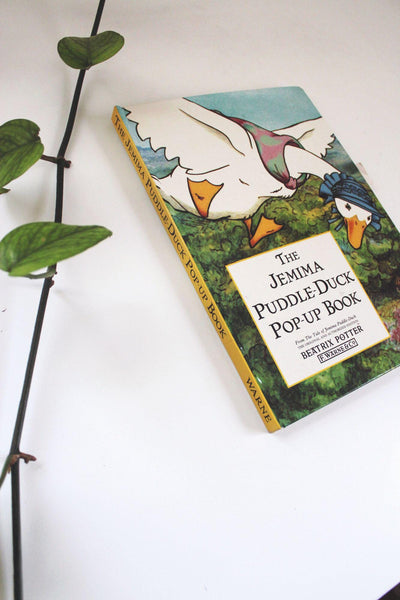 The Jemima Puddle-Duck Pop-Up Book By Beatrix Potter Vintage Childrens Hardcover Frederick Warne & Co.