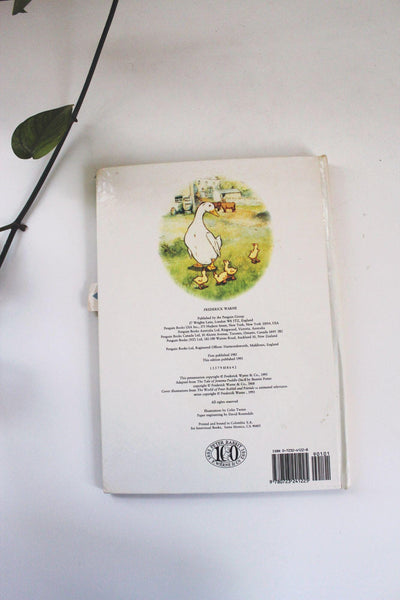 The Jemima Puddle-Duck Pop-Up Book By Beatrix Potter Vintage Childrens Hardcover Frederick Warne & Co.