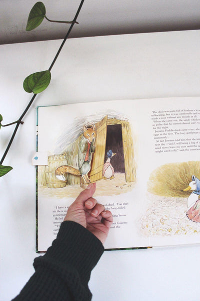 The Jemima Puddle-Duck Pop-Up Book By Beatrix Potter Vintage Childrens Hardcover Frederick Warne & Co.
