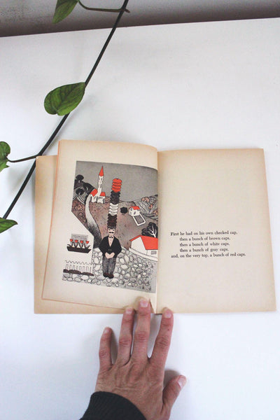Caps For Sale Esphyr Slobodkina Vintage Scholastic Book Services Edition Childrens