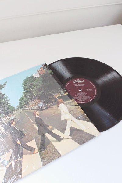 The Beatles Abbey Road Vinyl Record LP 1969 Original Pressing With Iconic Cover Art Shrink Wrap