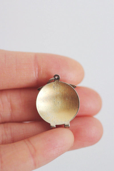 Vintage Modernist Owl Pendant Charm Beau Mid Century Modernist MCM Retro 60s 70s