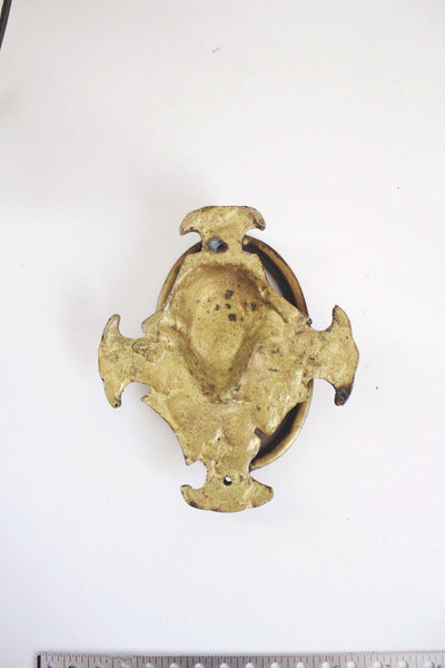 Vintage William Shakespeare Brass Door Knocker Shakespeare Antique Bronze