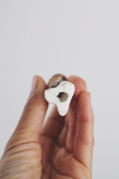 Vintage Hand-Painted Ceramic Owl Figurine Miniature Trinket Bone China Mid Century