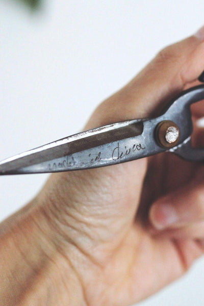 Vintage Traditional Forged Iron Bonsai Scissors Butterfly Shears Pruning Chinese