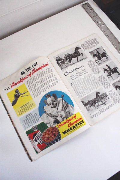 Ringling Bros Barnum & Bailey Circus Magazine 1940 Vintage Ephemera Program Ads