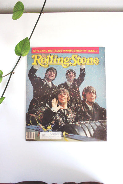 Rolling Stone Magazine Special Beatles Anniversary Issue Vintage 1984 Rare Collectible Ephemera